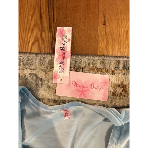 Winnie Baby Princess CINDERELLA Blue Layered Dress Gown Sz 8~10 - Picture 5 of 6